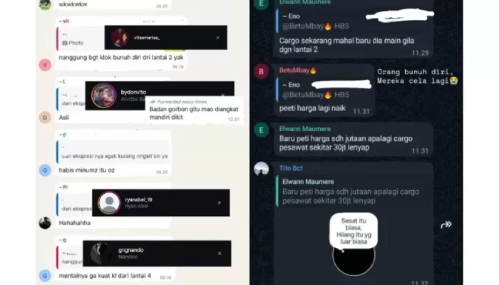 Ini Chat Sadis Para Pembully Kematian Tragis Timothy Anugerah Saputra, 6 Nama Mahasiswa Kini Dicopot Tak Hormat